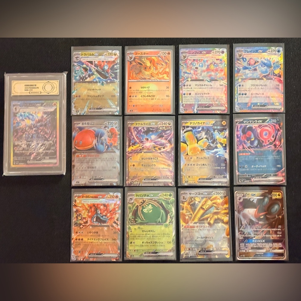 Japanese Pokémon EX Card Collection